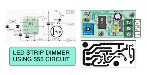 automatic led dimmer chanel schematic|led dimmer circuit design.